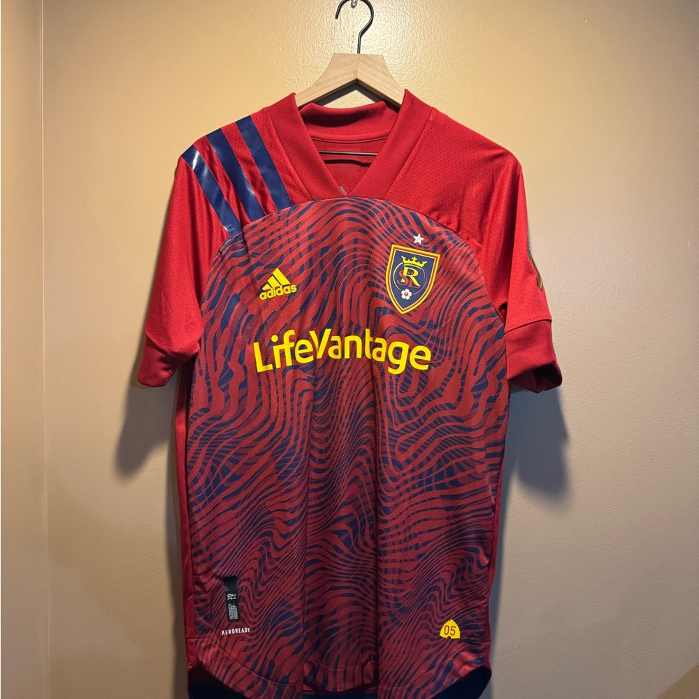 adidas Real Salt Lake 2020/21 Home Player Version Jersey Size L
